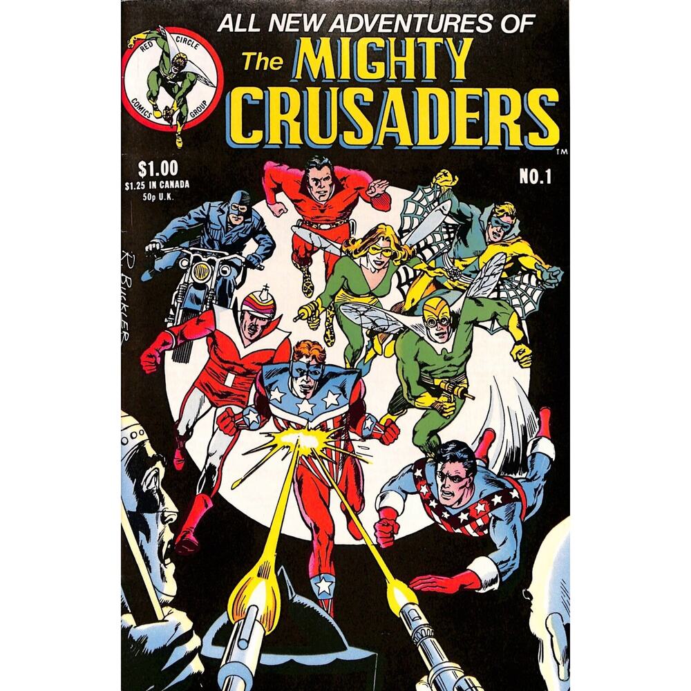 The Mighty Crusaders #1-3 (1983) Fn+ Red Circle Comics